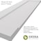 Ekena Millwork True Fit PVC Two Equal Flat Panel Shutters, Track Green, 15W x 59H, PR TFP101FPF15X059TG - alternate 8